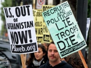 afghan war protest
